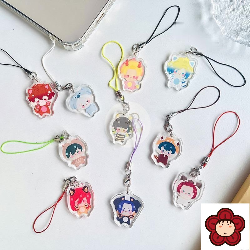 Ppo | BLUE LOCK Keychain cute phone decoration phone charm phone lanyard phone keychain