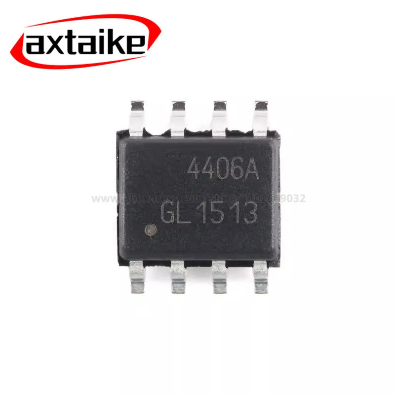 10 CÁI AO4406 AO4406A AO4406AL 4406A SOIC-8 SMD 13A 30V N-Channel MOSFET IC LHE3