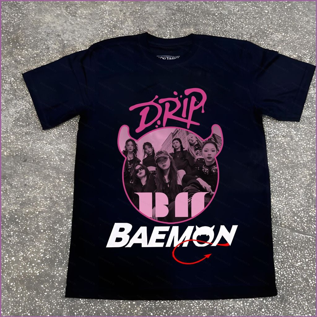 Áo Thun Nhỏ Giọt BABYMONSTER - KPOP RUKA PHARITA ASA AHYEON RAMI RORA CHIQUITA