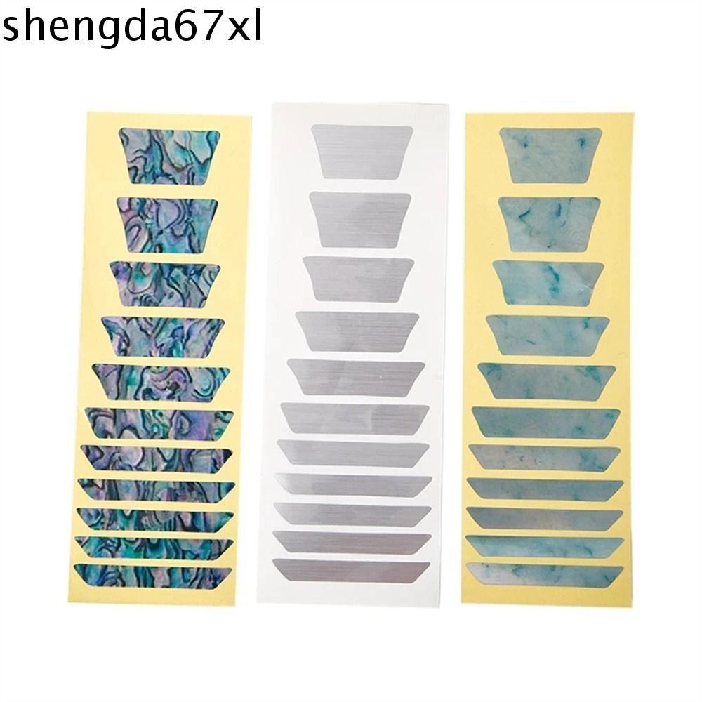 SHENGDA Cross Inlay Đề Can 22 Phong Cách Guitarra Phụ Kiện Guitar Inlay Miếng Dán Acoustic Guitar Ba