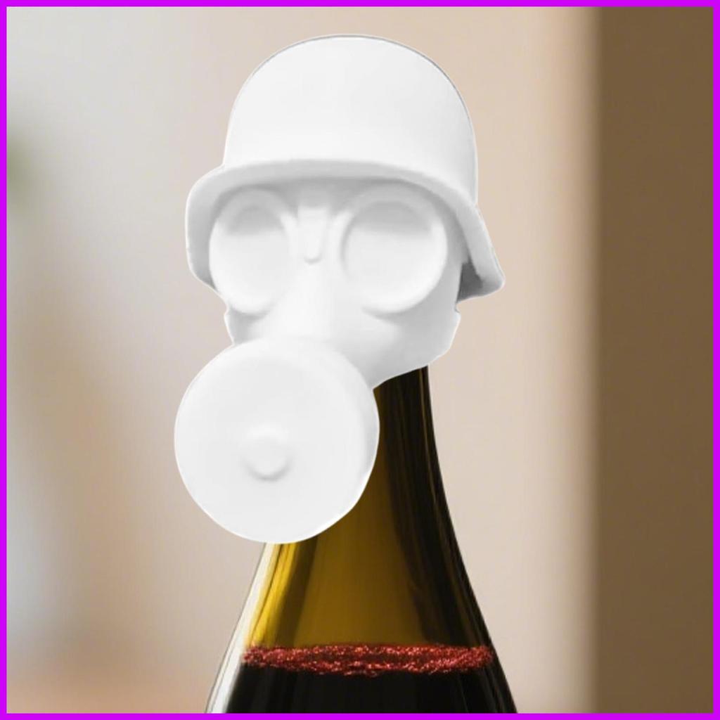 Vintage Nắp Chai Người Lính Mũ Chai Topper Ngộ nghĩnh Đồ Uống Niêm Phong Nắp Bia Rượu Whisky Sinh Nh