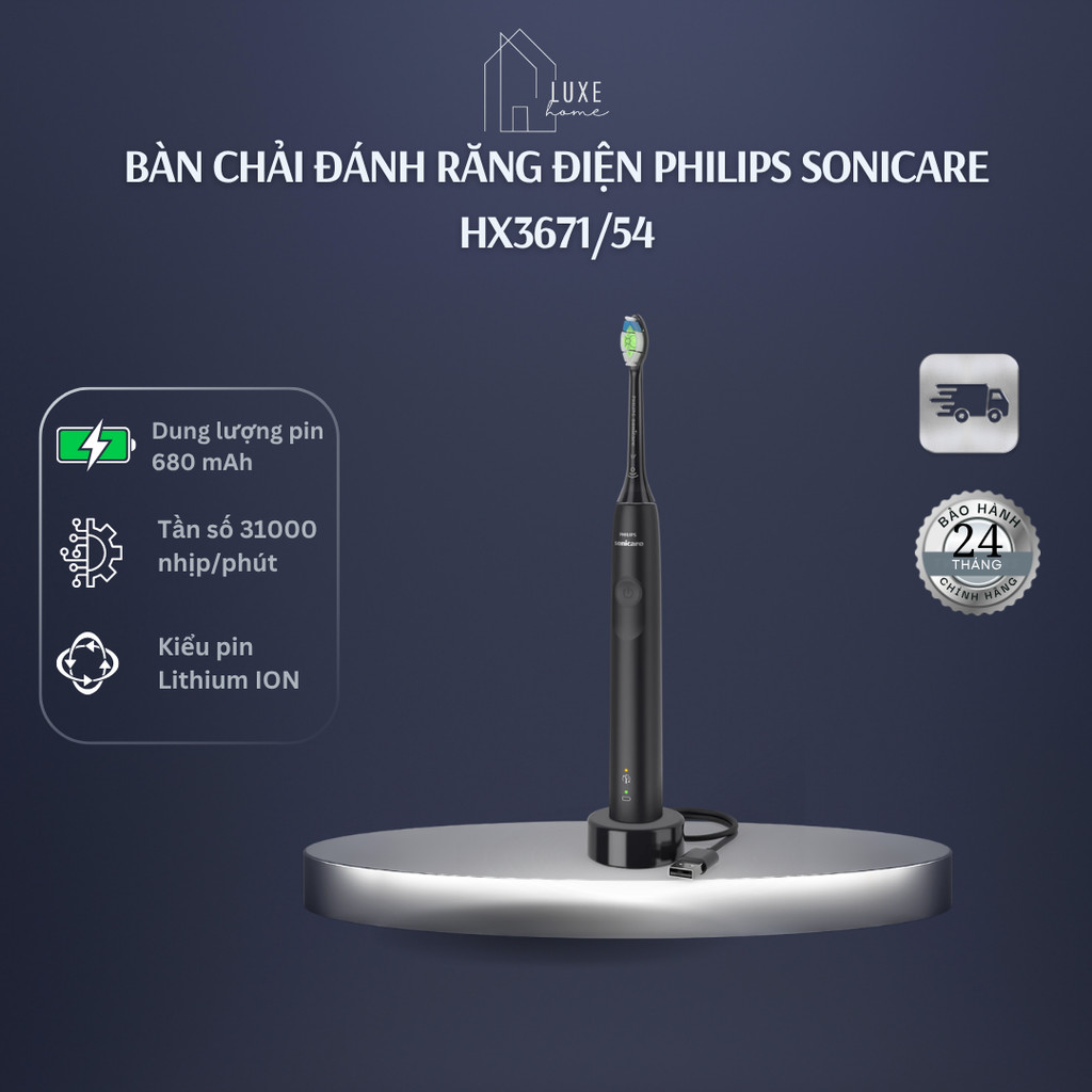 Bàn chải đánh răng điện Philips Sonicare HX3671/54