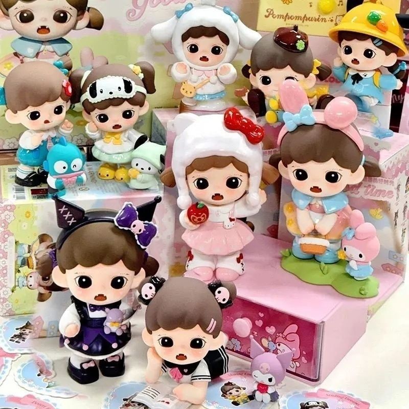 [TNT Hàng có sẵn] ZOWAX Sanrio Co-Branded Roaming Good Time Series Hộp bí ẩn chơi hợp thời trang Quà