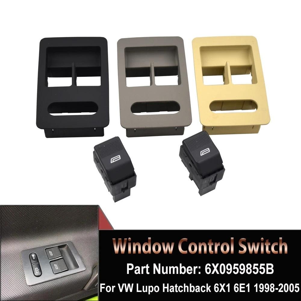 Nút công tắc cửa sổ điện ô tô 6X0959855B Dành Cho VW Hatchback LUPO 6X1 Polo 6N2 6E1 Ghế Ibiza Cordo