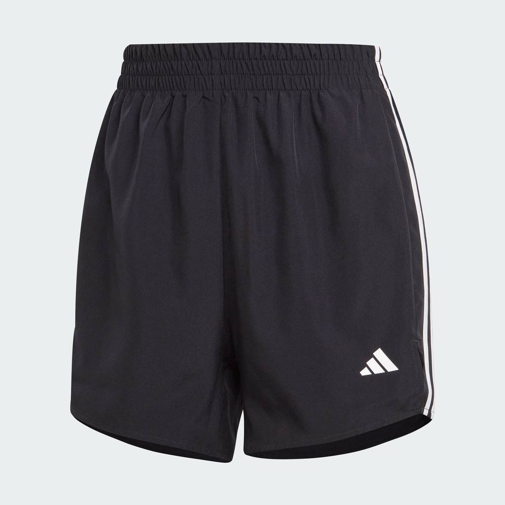 adidas Gym & Training Quần Short Cạp Cao 3 Sọc Nữ Đen JF4359