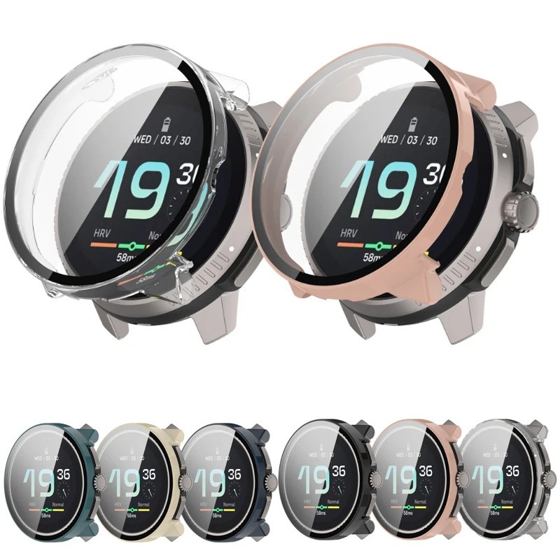 Đồng Hồ Bảo Vệ Màn Hình Dành Cho Suunto Race2 Kính Cường Lực + PC Ốp Lưng Khung Ốp Lưng Cho Suunto R
