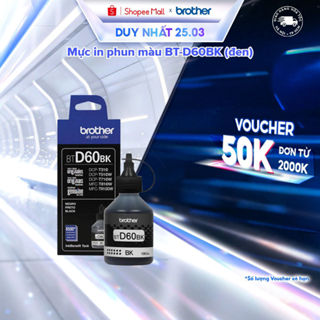 Mực in phun 7,500 trang (đen) Brother BTD60BK