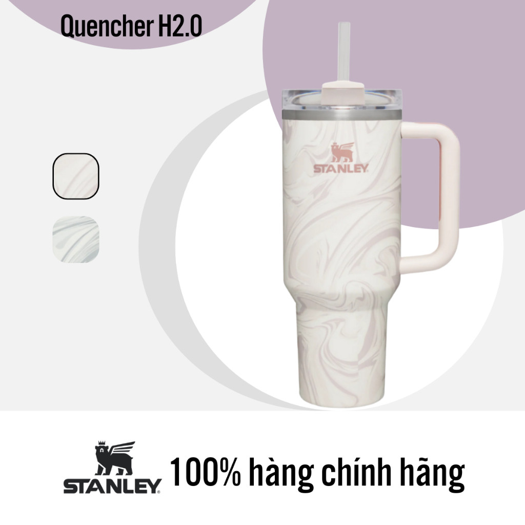 [ Hàng chính hãng ] stanley bình giữ nhiệt stanley tumbler stanley bình giữ nhiệt Polar Swirl stanle
