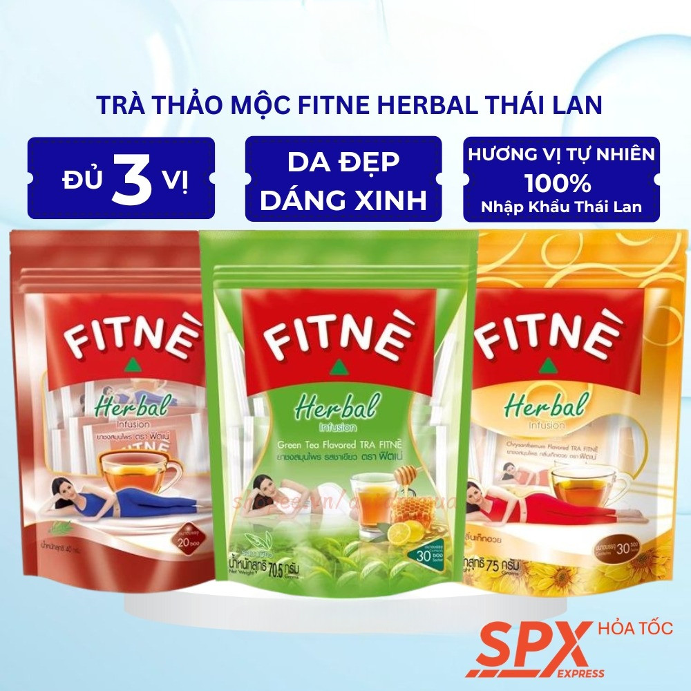 [Hỏa Tốc HN] Trà Thảo Mộc FITNE HERBAL Thái Lan