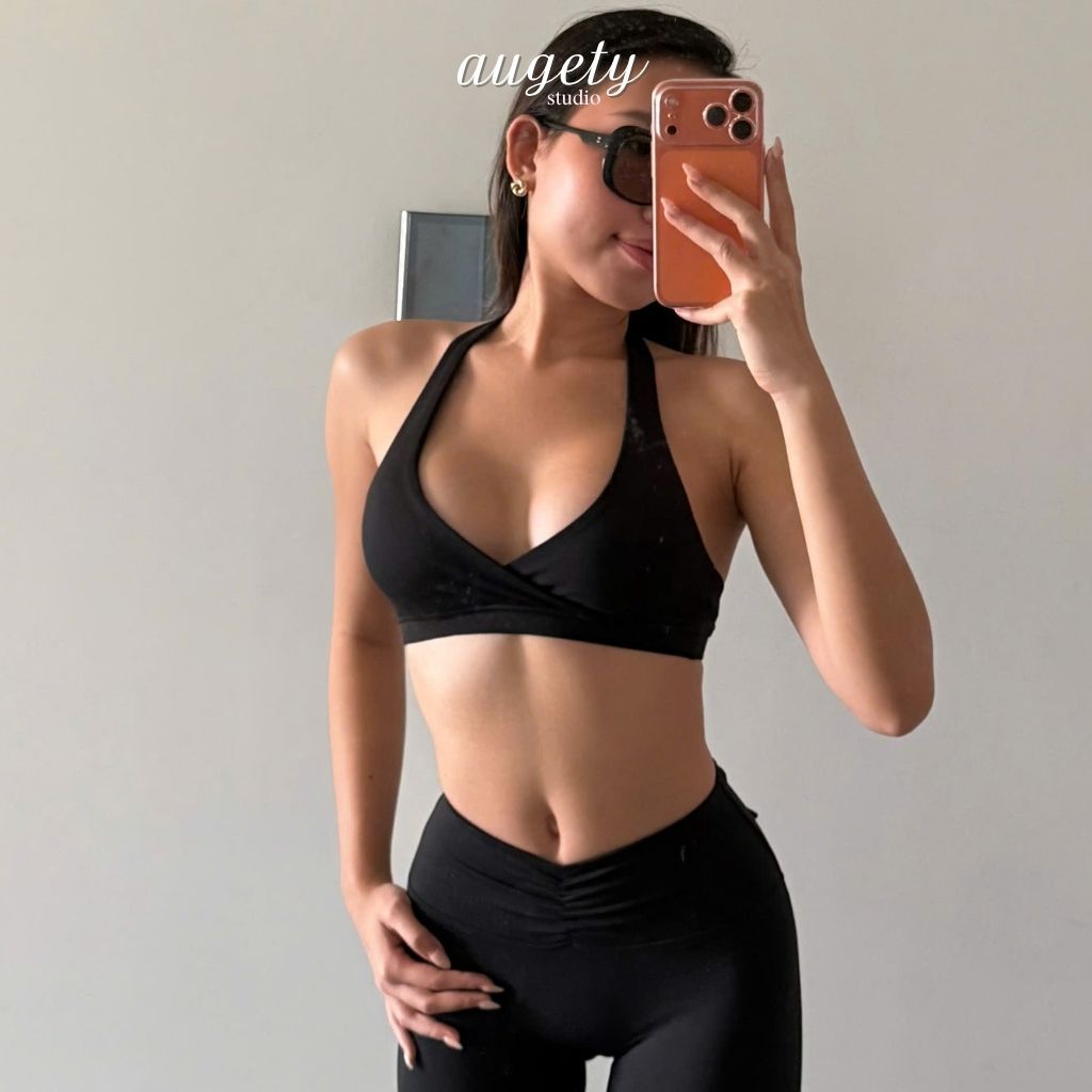 Áo Bra Nữ Gom Ngực Cổ Yếm Có Mút Tháo Rời Augety Studio, MOLLY Halter-Neck Bras | BigBuy360 - bigbuy360.vn