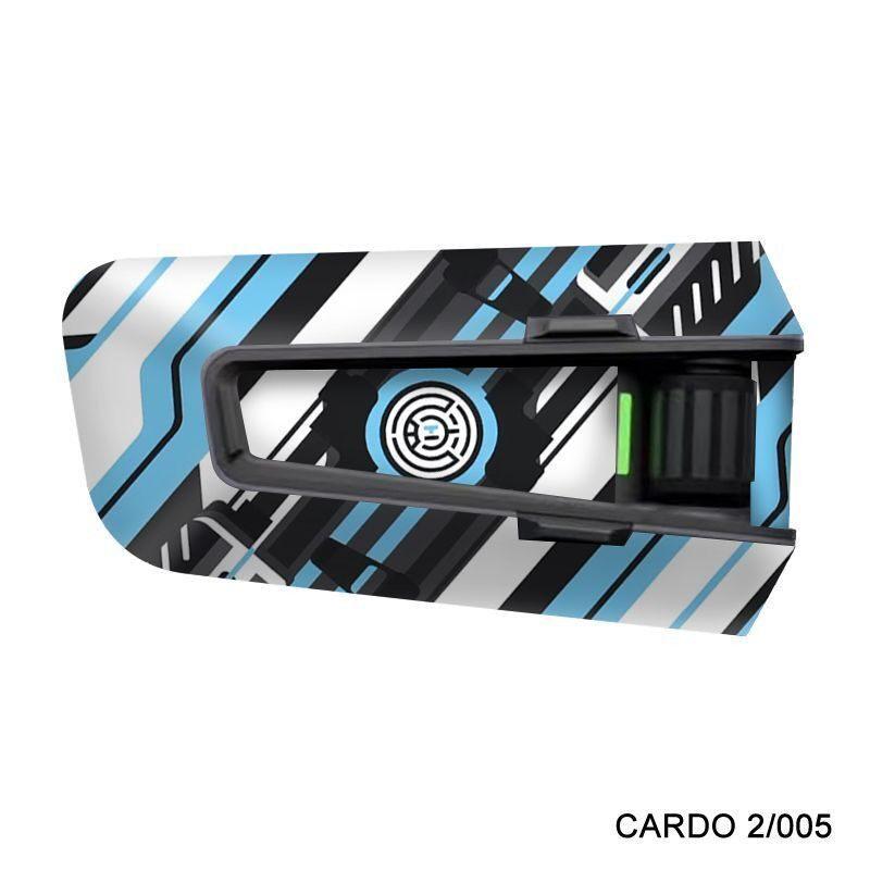 Thích hợp cho Cardo Thẻ tai nghe EDGE thế hệ thứ hai Nhãn dán nhiều nút Phụ kiện vỏ Đề can trang trí