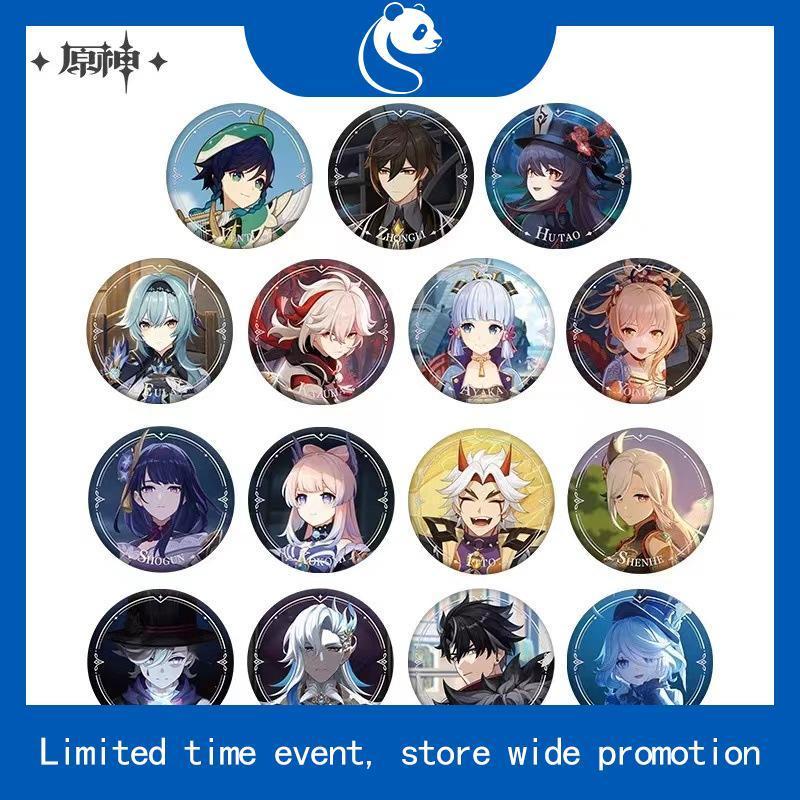 [Có sẵn] Huy hiệu/badge quan chấp hành Fatui Childe/Arlecchino/Dottore/Pantalone Official Genshin Im