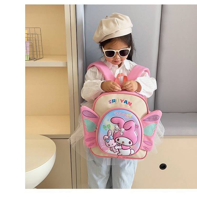 Kindergarten Backpack Children's New Girls' Cute Clow M Backpack Cartoon Waterproof Girls' Backpack 