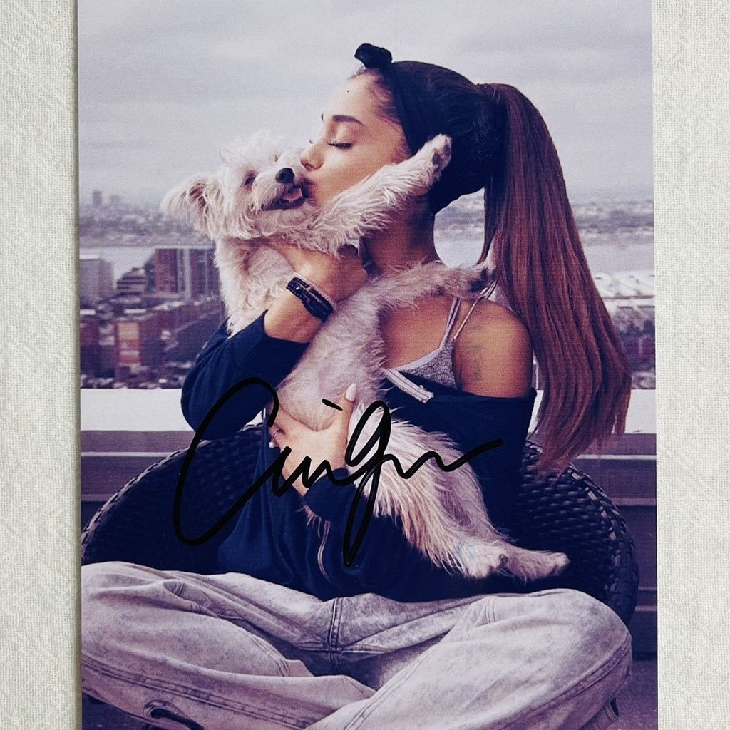 Ảnh quảng cáo chữ ký Ariana Grande Ariana Grande 20cm Quà tặng không in 3.28