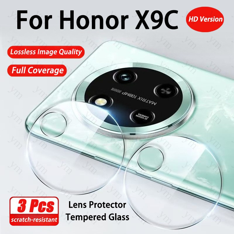 3 Chiếc Honor X9C Bảo Vệ Ống Kính Camera Bảo Vệ Toàn Diện Chống Cháy Nổ Kính Cường Lực Bảo Vệ Cho Ho