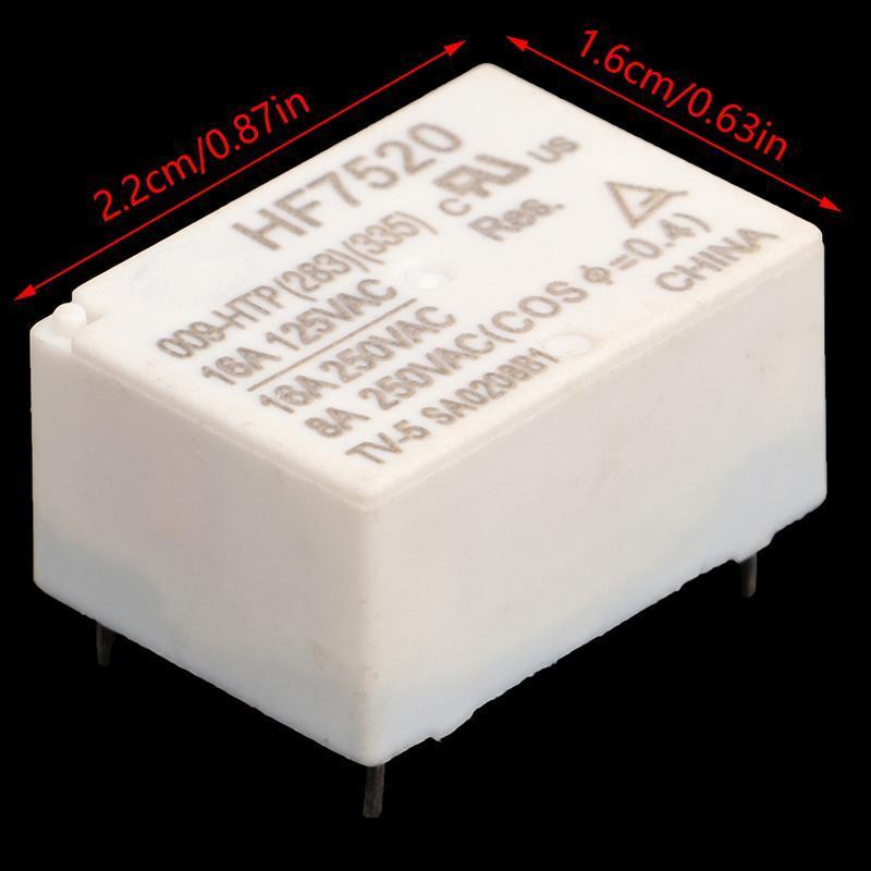 DIAPER & CORED HF7520 / 009-HTP Tải trọng cao 10A / 16A Thường mở 4 chân kê Nhiệt độ không đổi Ấm đu