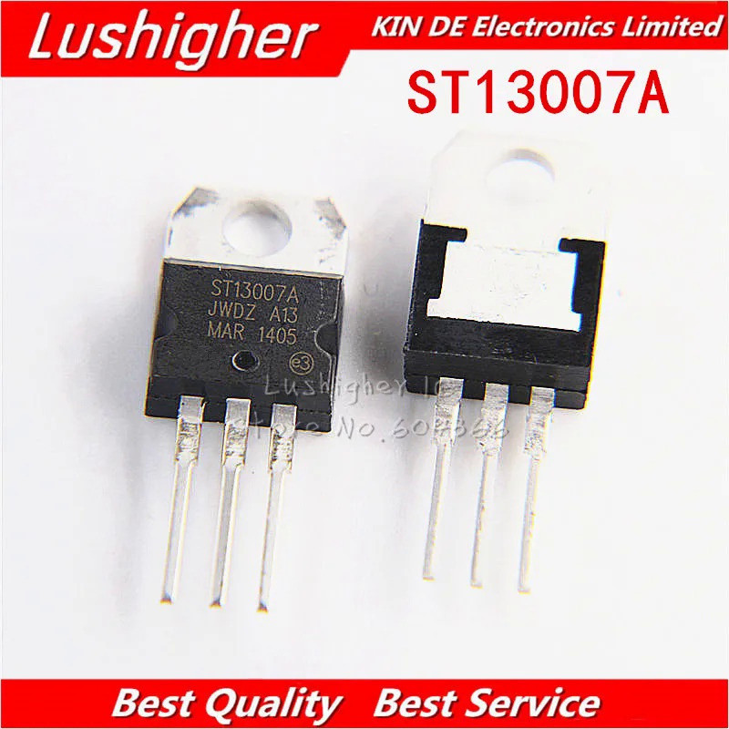 10 chiếc ST13007A MJE13007 TO-220 E13007-2 ĐẾN 220 13007 J13007 J13007-2 Transistor TO-220