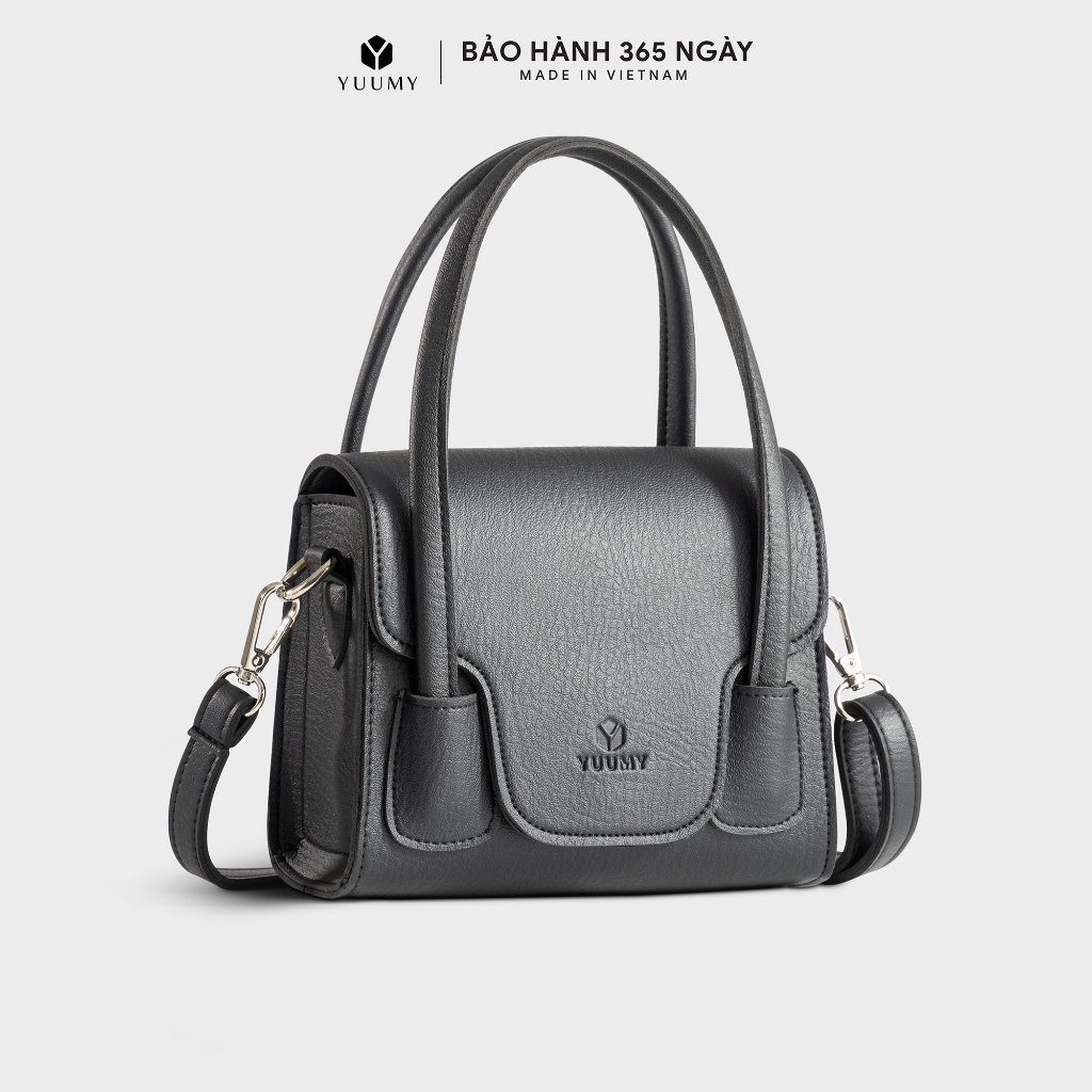 Túi Yuumy (Thời trang nữ nắp gập cách điệu - Túi đeo chéo da Seasand YN227)