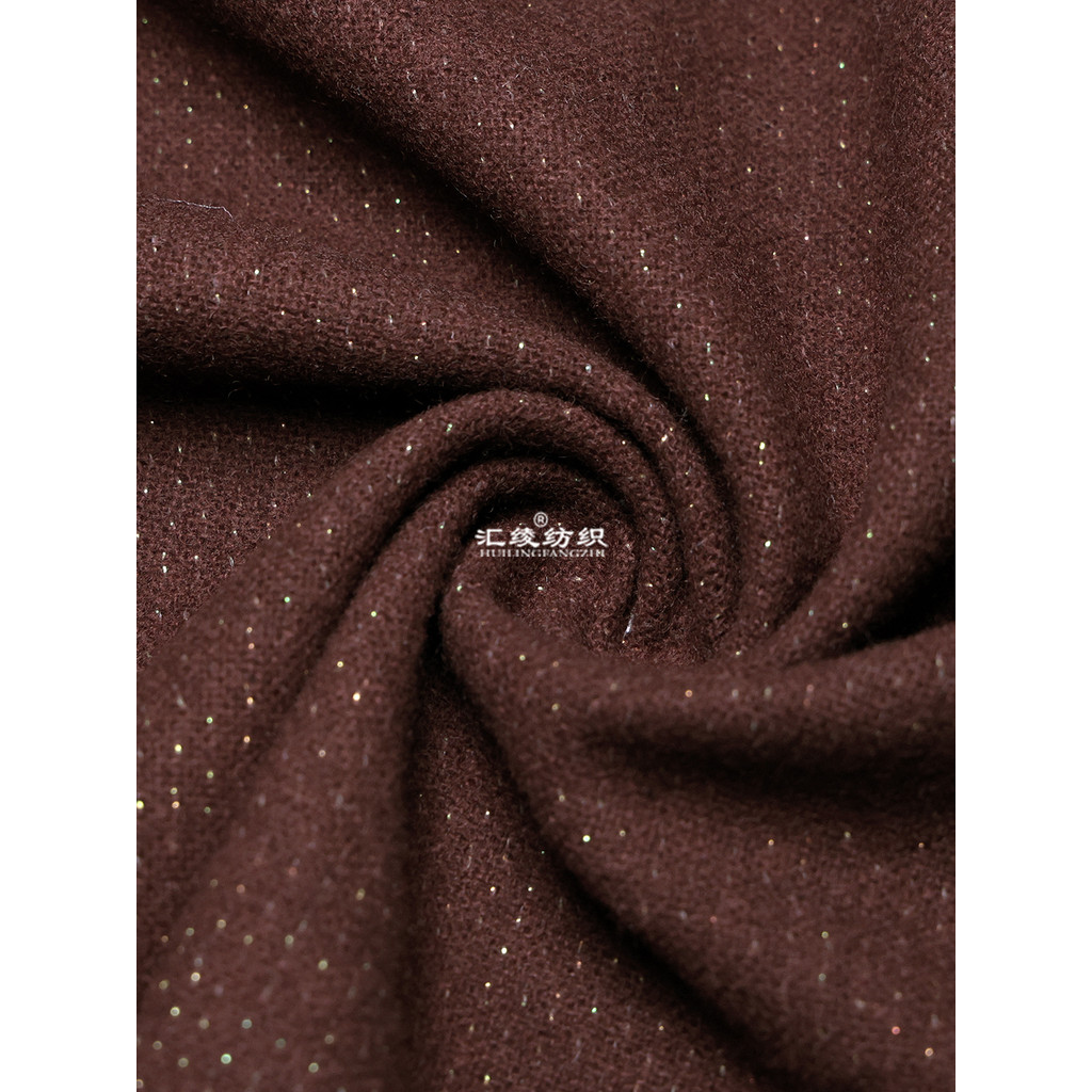 Nỉ Wool Light Brown Steel Silk, phù hợp xuân thu