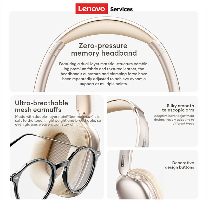 Tai nghe Bluetooth Lenovo LS107 TWS Chất lượng âm thanh HI-FI Chế độ chờ siêu dài Giảm tiếng ồn thông minh Bluetooth V6.0 độ phân giải cao | BigBuy360 - bigbuy360.vn