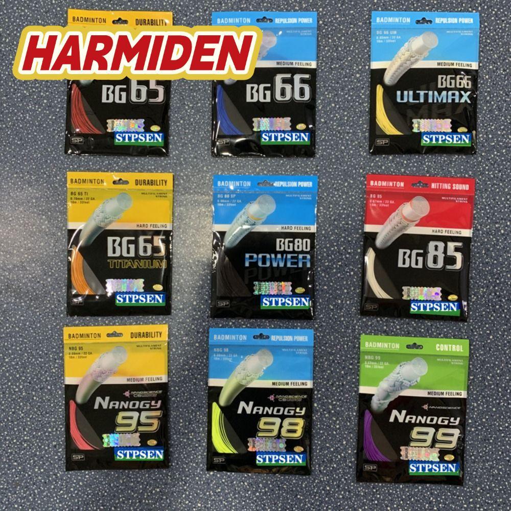 Dây vợt cầu lông HARMIDEN, Dây vợt cầu lông màu ngẫu nhiên Dia.0,7mm, Dây vợt có độ đàn hồi cao BG66