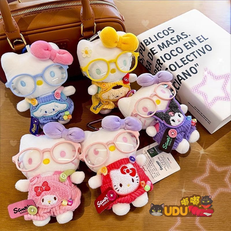 [Chính hãng] Sanrio hello kitty Búp bê sang trọng Sáng tạo Kimono hello kitty Túi móc khóa Đồ trang 