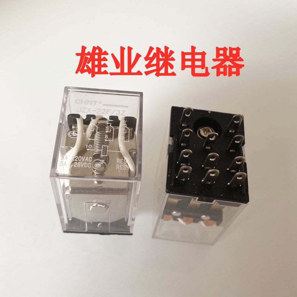 Rơle trung gian JZX-22F 3Z 24VDC 11PIN Zhengtai chính hãng mới ️