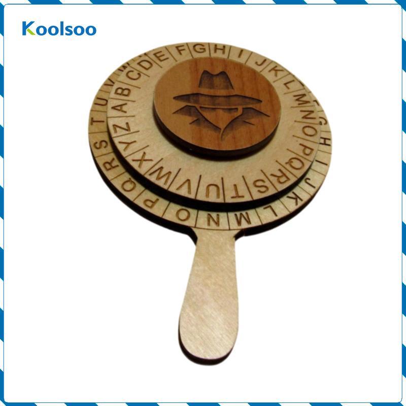 Koolsoo It Escape Room Cipher Wheel, Phụ kiện chống đỡ phòng thoát, Đĩa thám tử,