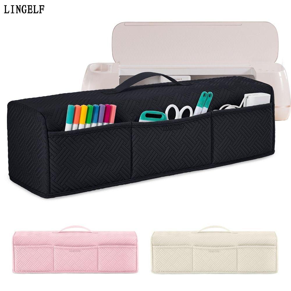 Vỏ máy LINGELLF, Vỏ bụi đệm nhẹ có thể gập lại, bền có túi cho phụ kiện Cricut cho Cricut Maker 3 / 