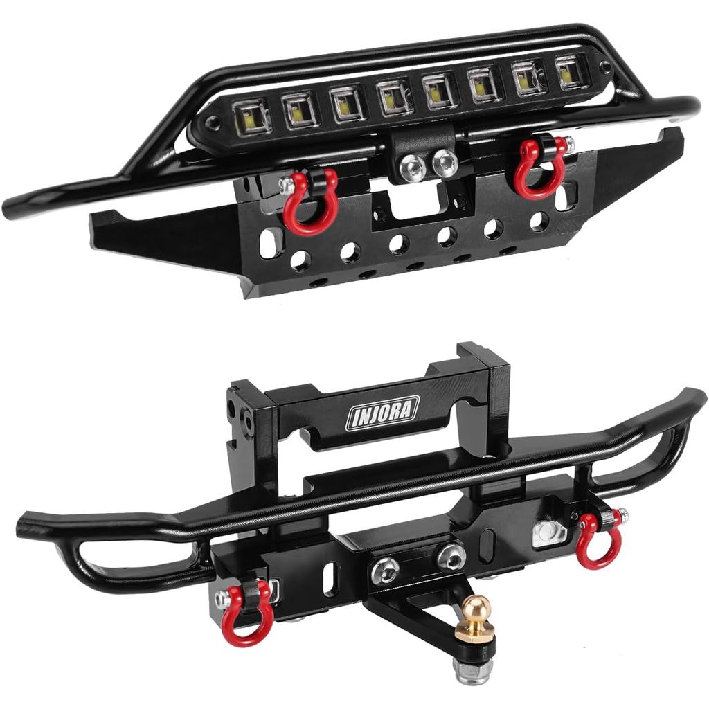 Bộ cản trước & sau INJORA Bộ cản trước kim loại cho TRX4M Bronco Nâng cấp 1 / 18 RC Crawler