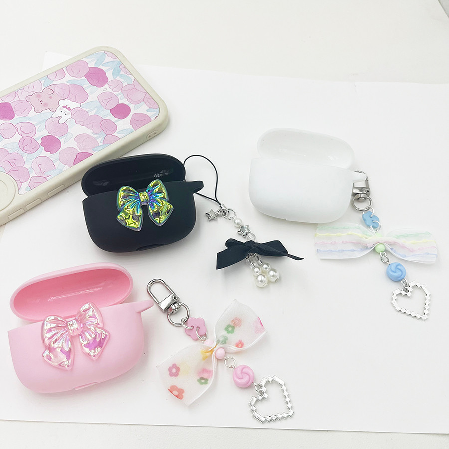 Vỏ tai nghe thời trang cho Redmi Buds 6 Play Case có keychian Silicone hộp nghe Redmi Buds 6Play