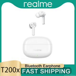Tai nghe Realme Buds T200X chính hãng Tai nghe Bluetooth không dây 5.4 25dB Khử tiếng ồn HiFi Stereo HD Mic Tai nghe cuộc gọi chờ lâu