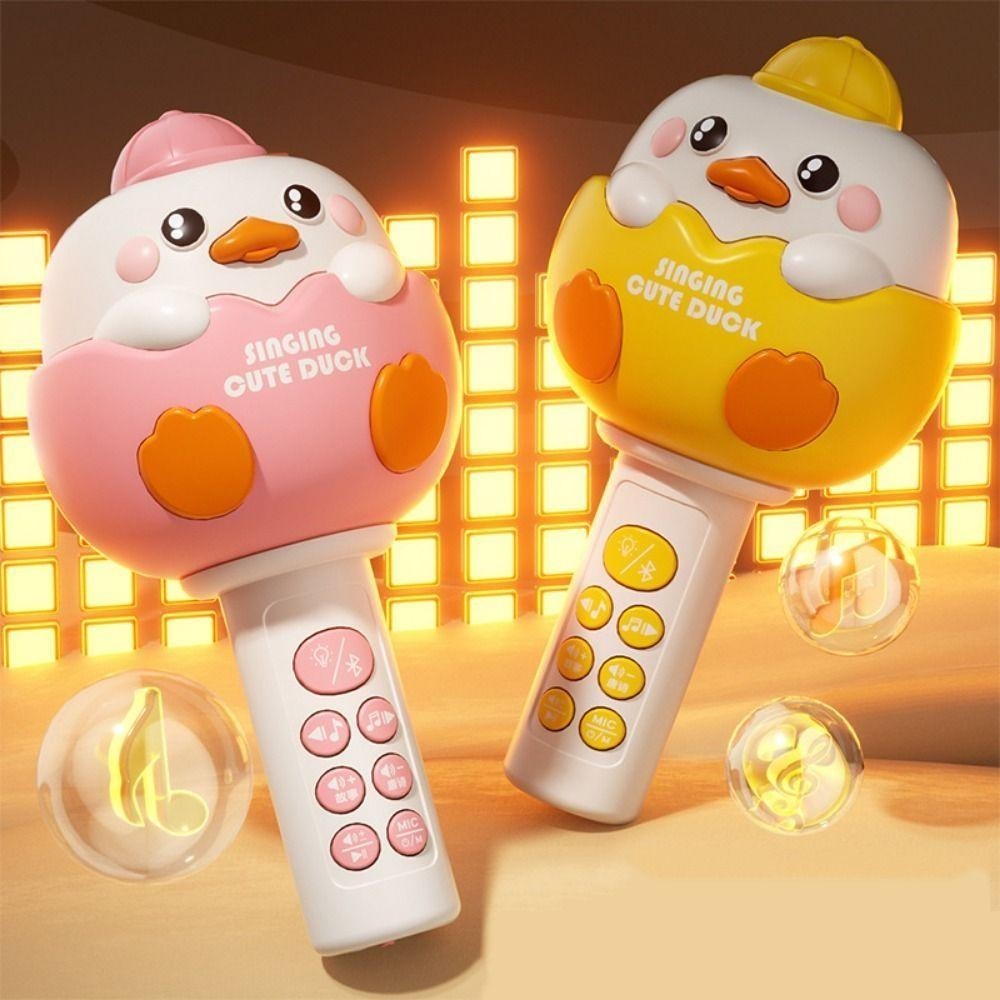 Micro Karaoke Hình Vịt MIni Boo  – Kết Nối Bluetooth, Đèn LED, Âm Nhạc, Đồ Chơi Giáo Dục Sớm Giúp Bé