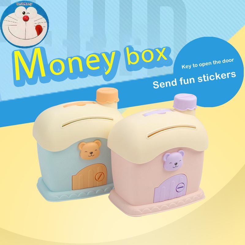 Tast Gấu Dễ Thương Heo Đất Hoạt Hình Vuông Có Lo Và Chìa Khóa Nhà Nấm Dễ Thương Heo Đất Hoạt Hình Tr