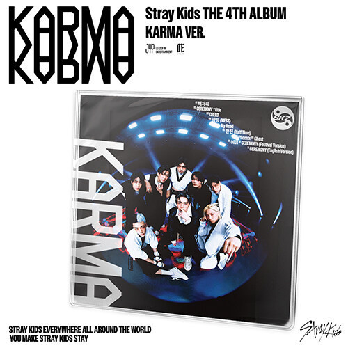 Album Kary Kids KARMA KARMA Ver. Thẻ nhạc Apple giới hạn Poster gấp có khóa