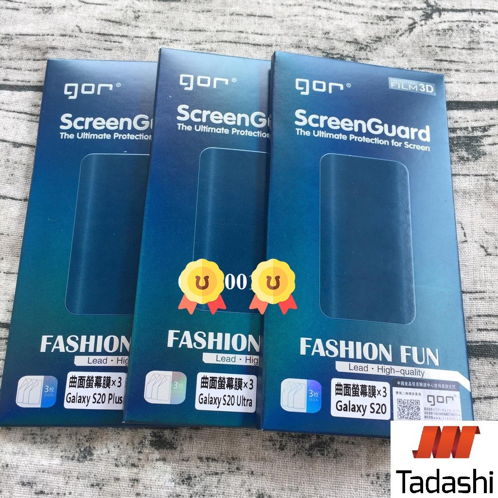 Bộ 3 Miếng Dán Dẻo Gor Samsung Note 8/ 9/10/10+/20Ultra  Galaxy S8/S8+/S9+/ S10/S10+/S10e/S10 5G/ S2
