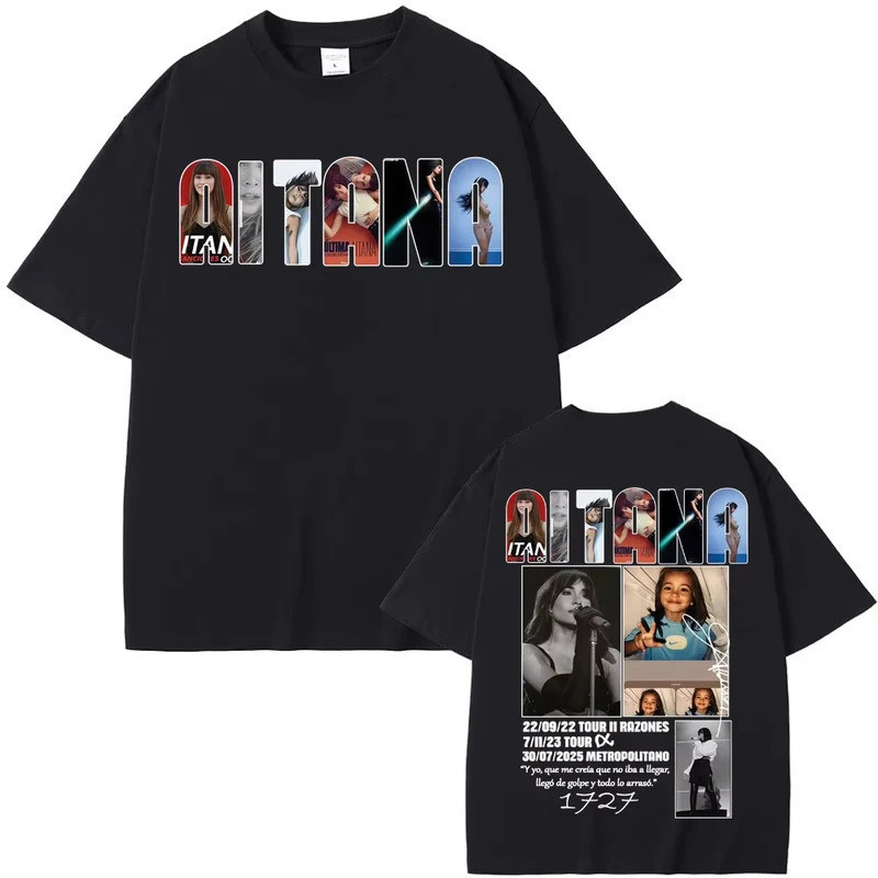 Ca Sĩ Aitana Album Âm Nhạc Tour Áo Thun Đồ Họa Nam Nữ Thời Trang Quần Áo Thẩm Mỹ Thường Ngày Cotton