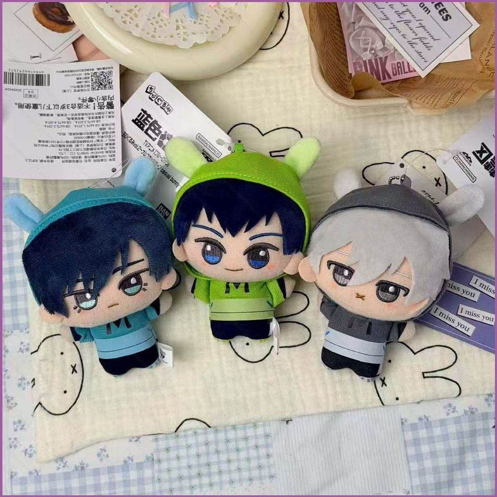 ZY1 BLUE LOCK Itoshi Rin Isagi Yoichi Nagi Seishiro Plushie Anime Hàng hóa Sang trọng Túi búp bê quy