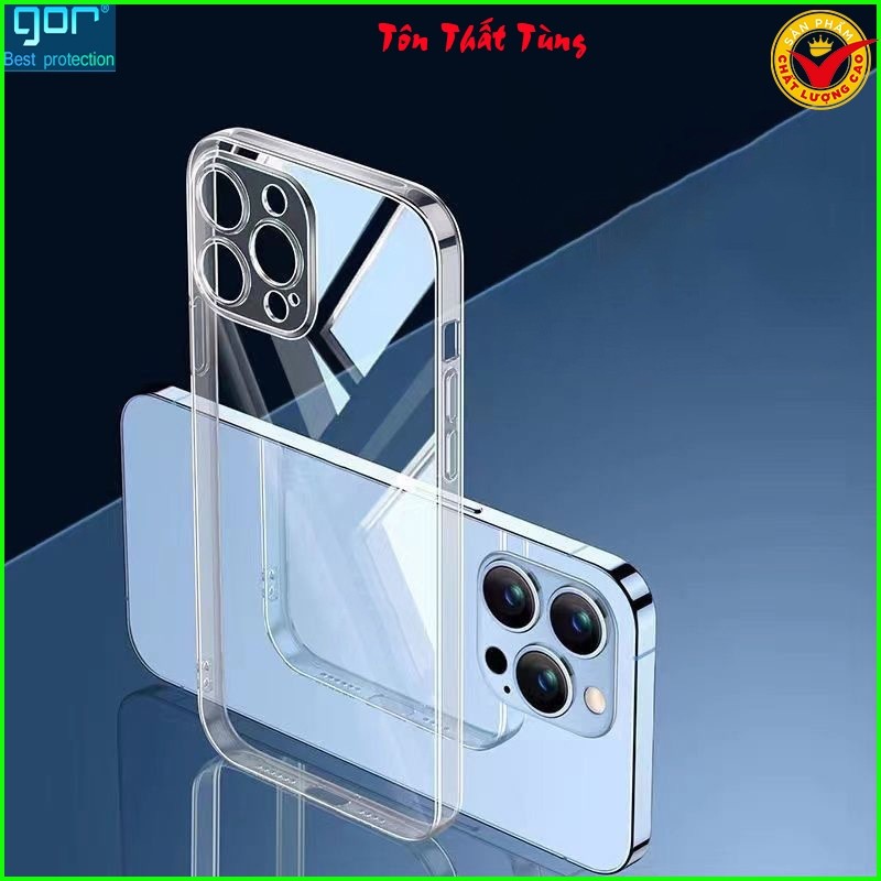 Ốp Lưng Dẻo Gor trong suốt iPHONE 15, IP 15 Pro Max, IP 15 Pro, IP 15+ ...  chính hãng, kiểu dáng th