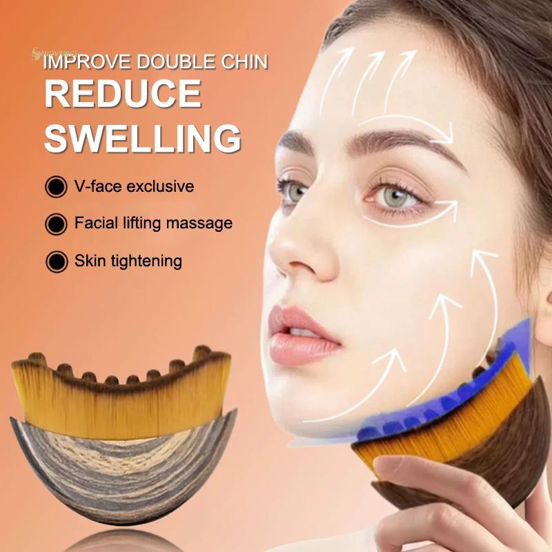 MUQV Lymphatic Contour Face Brushing Dry Brushing Chin Sculpting Lymphatic Thoát Nước Máy Mát Xa Cho