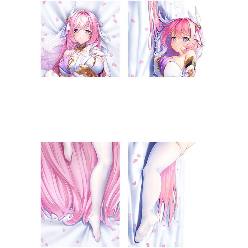Honkai: Star Rail Elysia Anime Game Dakimakura Ôm Thân Gối Cosplay Nhật Bản Otaku Gối