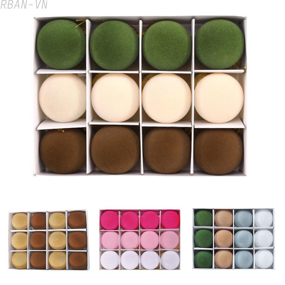 Gorgeous Velvet Tree Decorations Set of 12 Great for Festive Occasions