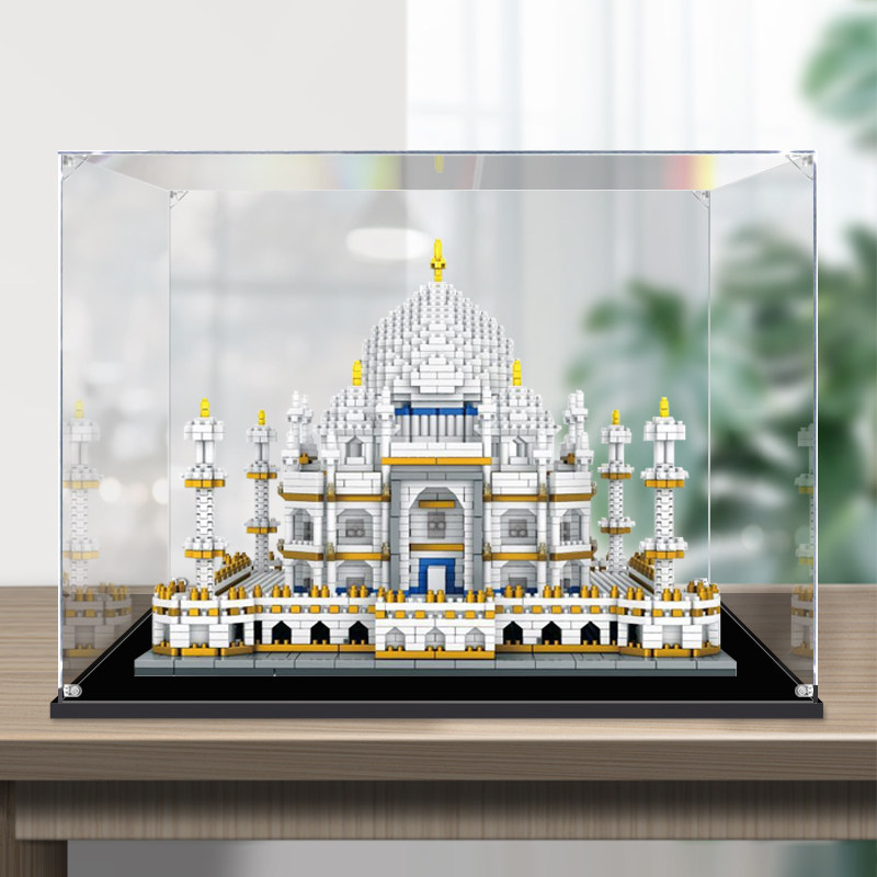[Hộp trưng bày acrylic] Hộp trưng bày acrylic Thích hợp cho Lego 9914 21056 Khối xây dựng vi mô Taj 