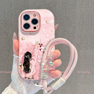 Ốp Silicone mềm iPhone 16/15/14/13/12/X Chống Rơi Sáng Tạo Dây Đeo Silicon Mềm Cho 11/7/8 Plus Thời trang XPVNJSXPM151