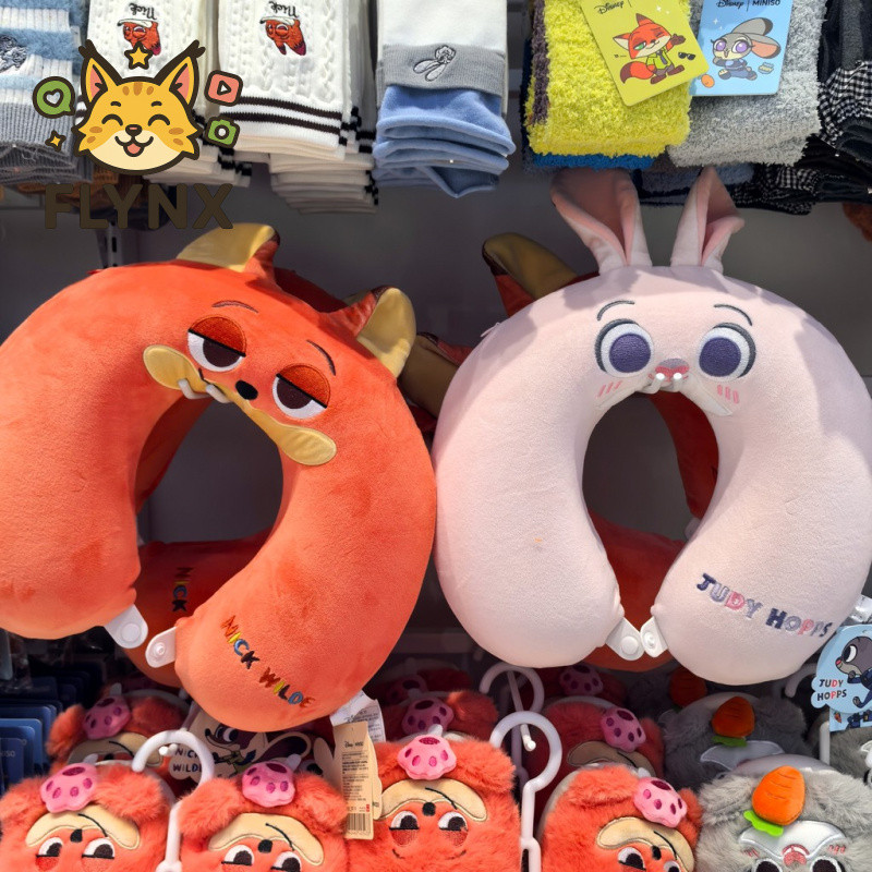 Bán MINISO MINISO MINISO Crazy Animal City Series Gối hình chữ U Gối cổ Judy Nick 32cm