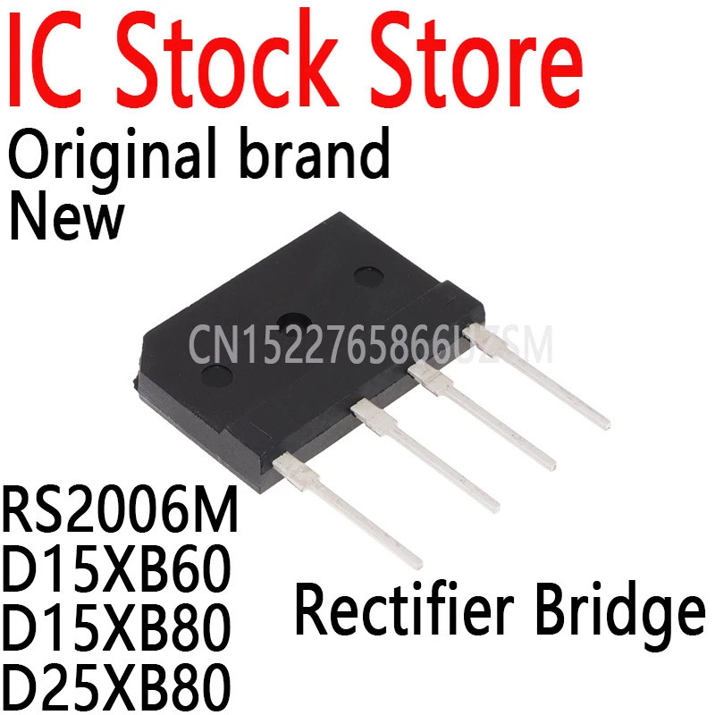 5 Chiếc RS2006M D15XB60 D15XB80 D25XB80 Lò Điện Từ Chỉnh Lưu Cầu