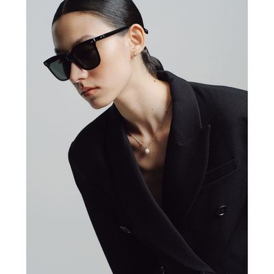 MUJOSH - Kính mát unisex gọng vuông bản dày_MJ12SN1535-BKC1