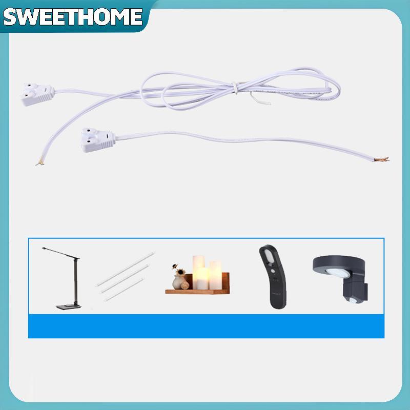 SWEETOME 10 Chiếc T8 Đèn Giá Đỡ T8 Đèn Đế Dây Hộp Đèn Dòng Đèn Giá Đỡ Cáp Cho T8 Ống Huỳnh Quang SWE