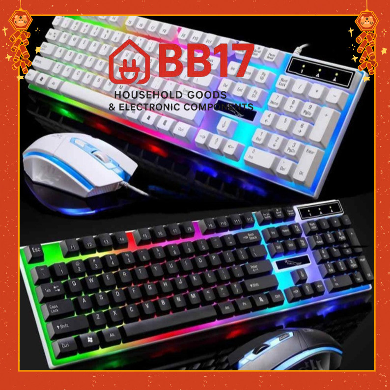 Bàn Phím Chuột Giả Cơ Game LED 7 màu G21B