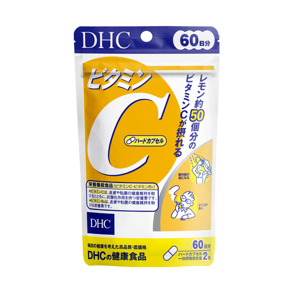 [MẪU MỚI] Viên uống DHC Vitamin C hỗ trợ sáng da, giảm thâm (20&60 ngày) - TPBVSK DHC VITAMIN C HARD